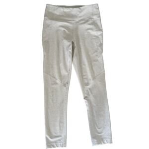 Outdoor Voices 3/4 Warm-Up Legging, Beige/White, Size SMALL